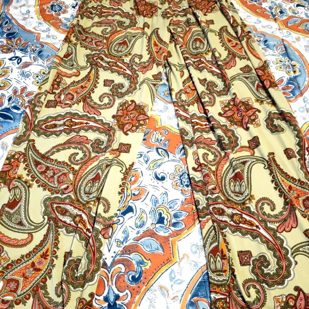 Paisley loose summery pants